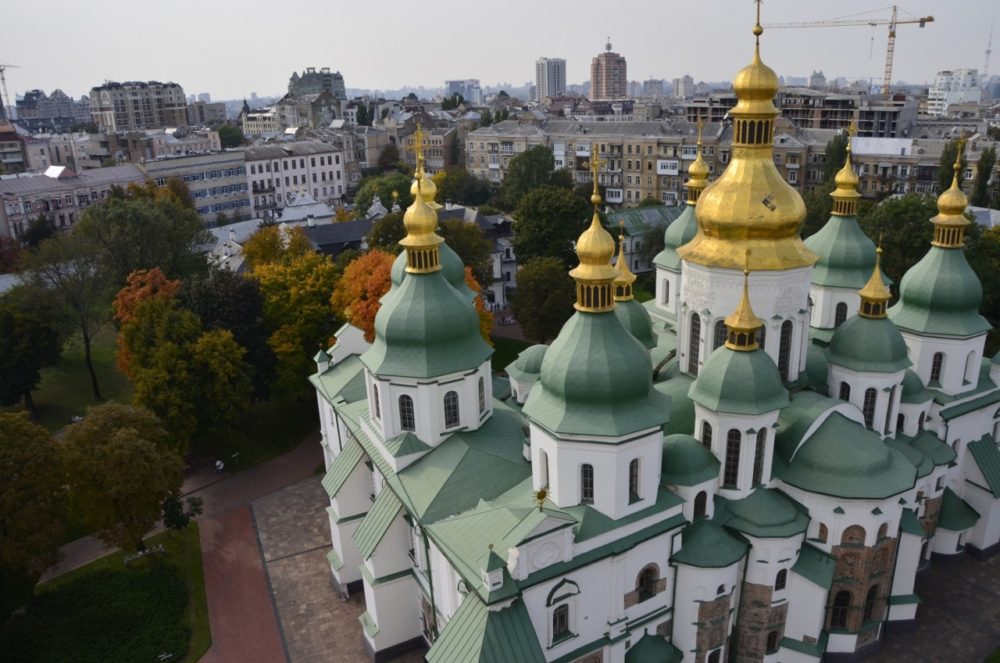 wunderschöne Kirchen in Kiew, der Hauptstadt der Ukraine